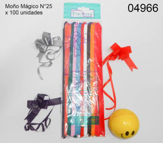 Imagen de MOÑO MAG. OP. X100  Nº25 (COLORES SURTIDOS) 6.26